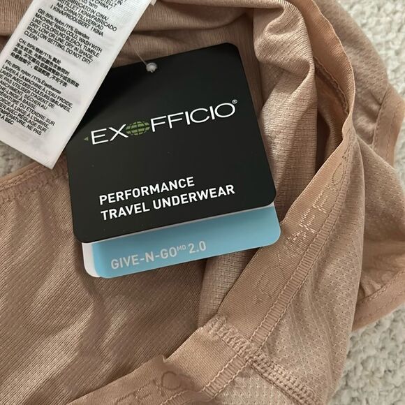 ExOfficio Women's Give-N-Go 2.0 Bikini Brief XS, Buff, NWT - Picture 9 of 9